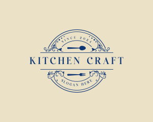 Cutlery Kitchen Restaurant logo design