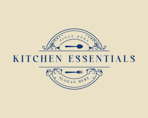 Cutlery Kitchen Restaurant logo design