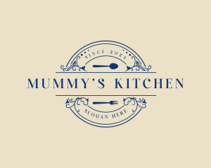 Cutlery Kitchen Restaurant logo design