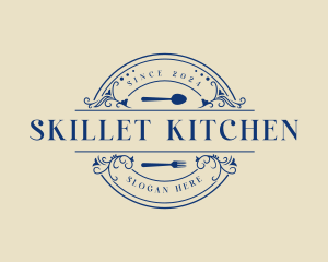 Cutlery Kitchen Restaurant logo design