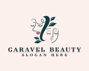 Beauty Skincare Face logo design