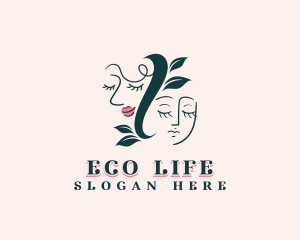 Beauty Skincare Face logo design