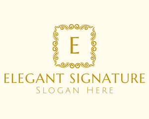 Square Elegant Frame logo design