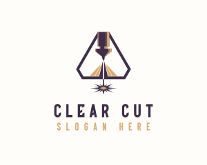 Industrial CNC Laser Manufacturer logo design