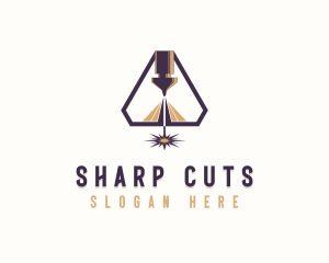 Industrial CNC Laser Manufacturer logo design