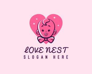 Cute Baby Love  logo design