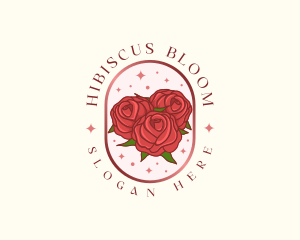 Rose Flower Bloom logo design