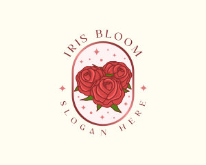 Rose Flower Bloom logo design