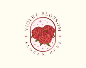 Rose Flower Bloom logo design