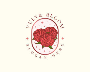 Rose Flower Bloom logo design