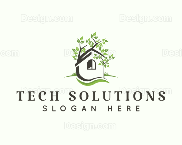 House Tree Landscaping Logo