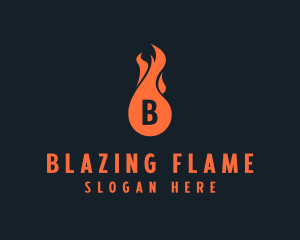 Fire Burning Flame  logo design