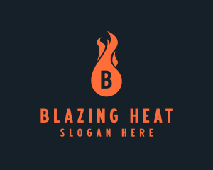 Fire Burning Flame  logo design