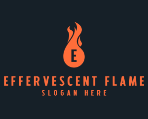 Fire Burning Flame  logo design