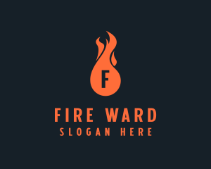 Fire Burning Flame  logo design