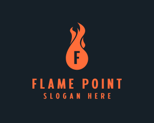 Fire Burning Flame  logo design