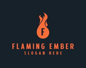 Fire Burning Flame  logo