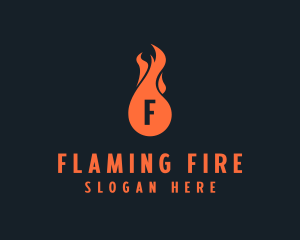 Fire Burning Flame  logo design