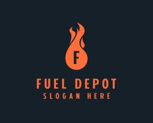 Fire Burning Flame  logo design