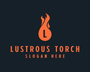 Fire Burning Flame  logo design