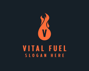 Fire Burning Flame  logo design