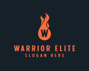 Fire Burning Flame  logo