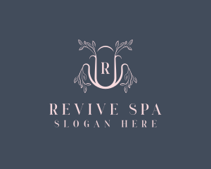 Floral Wellness Spa logo design