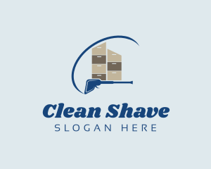 Pressure Wash Cleaning logo design