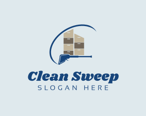 Pressure Wash Cleaning logo design