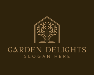 Botanical Horticulture Tree logo design