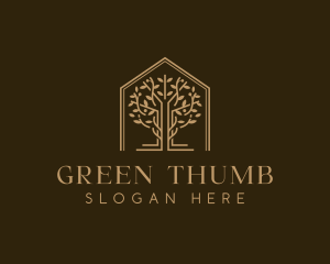 Botanical Horticulture Tree logo design