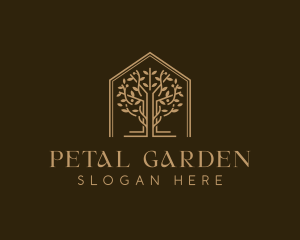 Botanical Horticulture Tree logo design