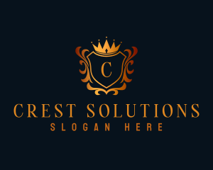 Royal Crest Crown logo design