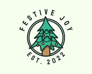 Christmas Tree Circle  logo