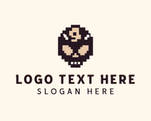 Evil Demon Pixel logo