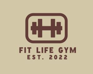 Fitness Dumbbell Gym logo