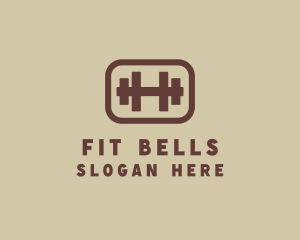 Fitness Dumbbell Gym logo design