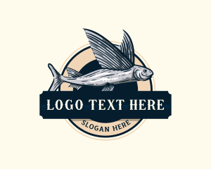 Retro Flying Fish logo