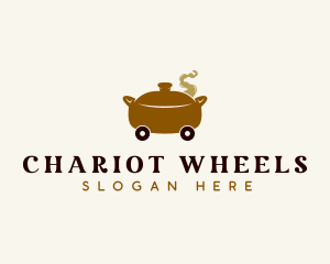 Casserole Pot Wheels logo design