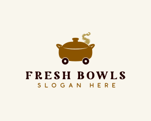 Casserole Pot Wheels logo design