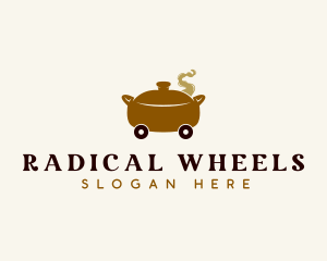 Casserole Pot Wheels logo design