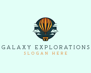 Travel Hot Air balloon  logo design