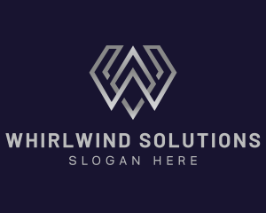 Professional Premium Company Letter W logo design