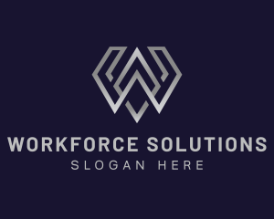 Professional Premium Company Letter W logo design