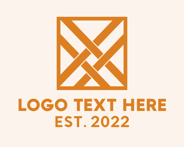 Textile Pattern logo example 1
