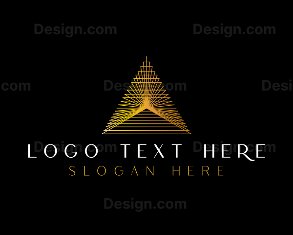 Luxe Pyramid Triangle Logo