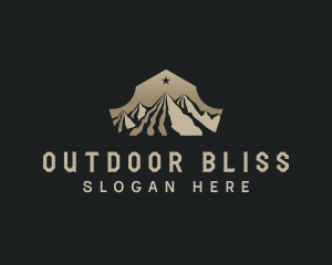 Mountain Destination Outdoor logo design