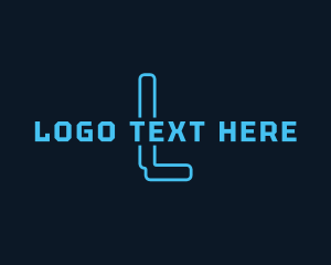 Futuristic Cyber Tech  logo