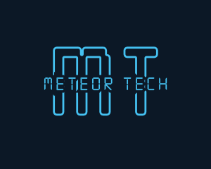 Futuristic Cyber Tech  logo design