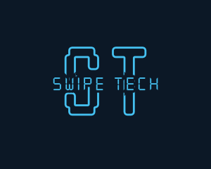 Futuristic Cyber Tech  logo design